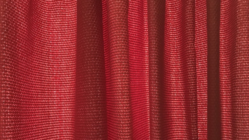How should you hang curtains?