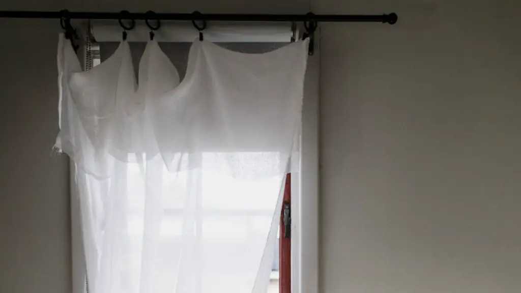 How to hang kitchen curtains?