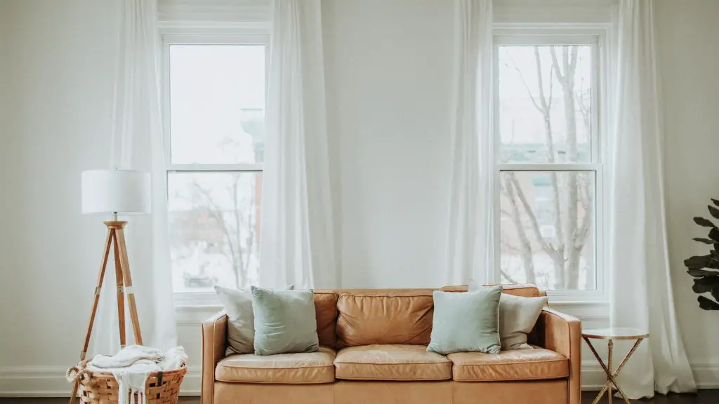 Can you hang curtains in a rental?